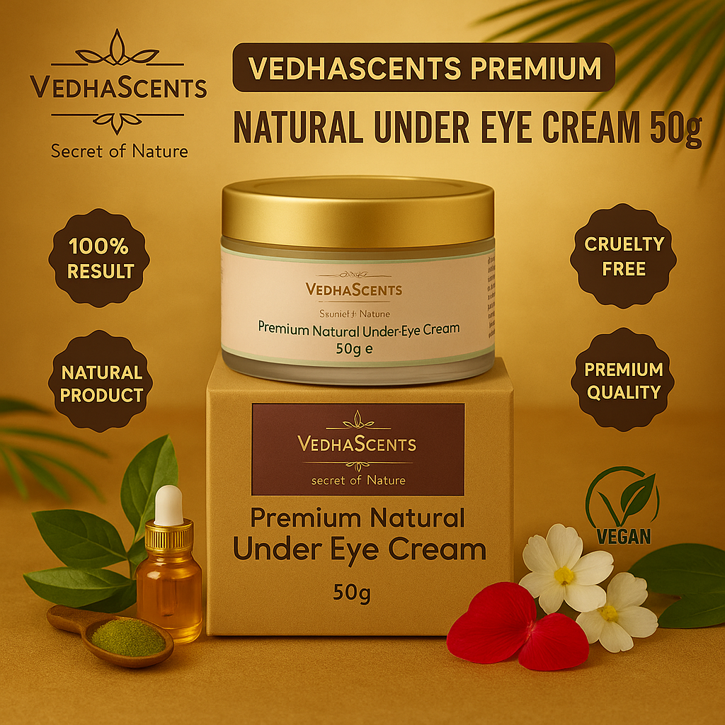 Vedhascents Premium Natural Under Eye Cream - 50g