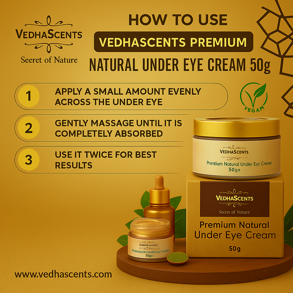 Vedhascents Premium Natural Under Eye Cream - 50g
