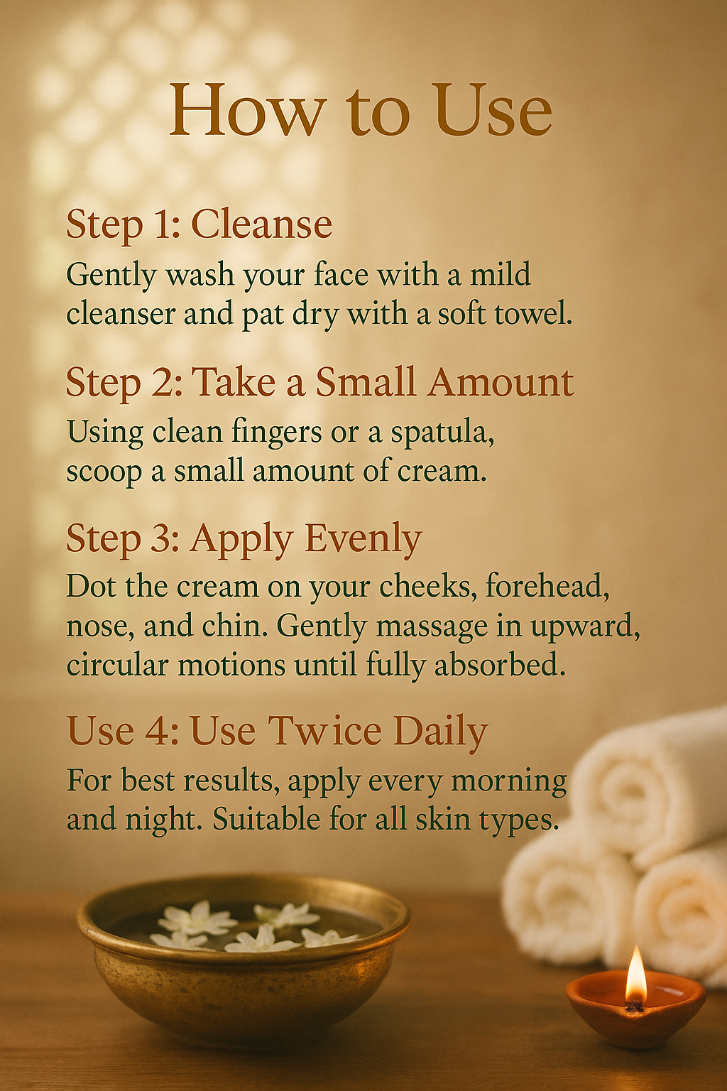 VedhaScents Premium Natural Whitening Cream – 50g