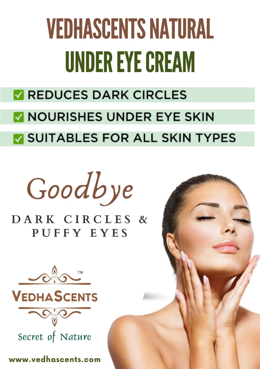 Vedhascents Premium Natural Under Eye Cream - 50g