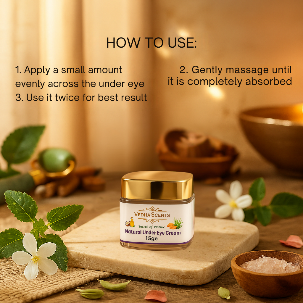 Vedhascents Premium Natural Under Eye Cream - 15g